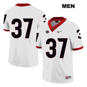 Men's Georgia Bulldogs NCAA #37 Patrick Bond Nike Stitched White Legend Authentic No Name College Football Jersey MZY7554EV